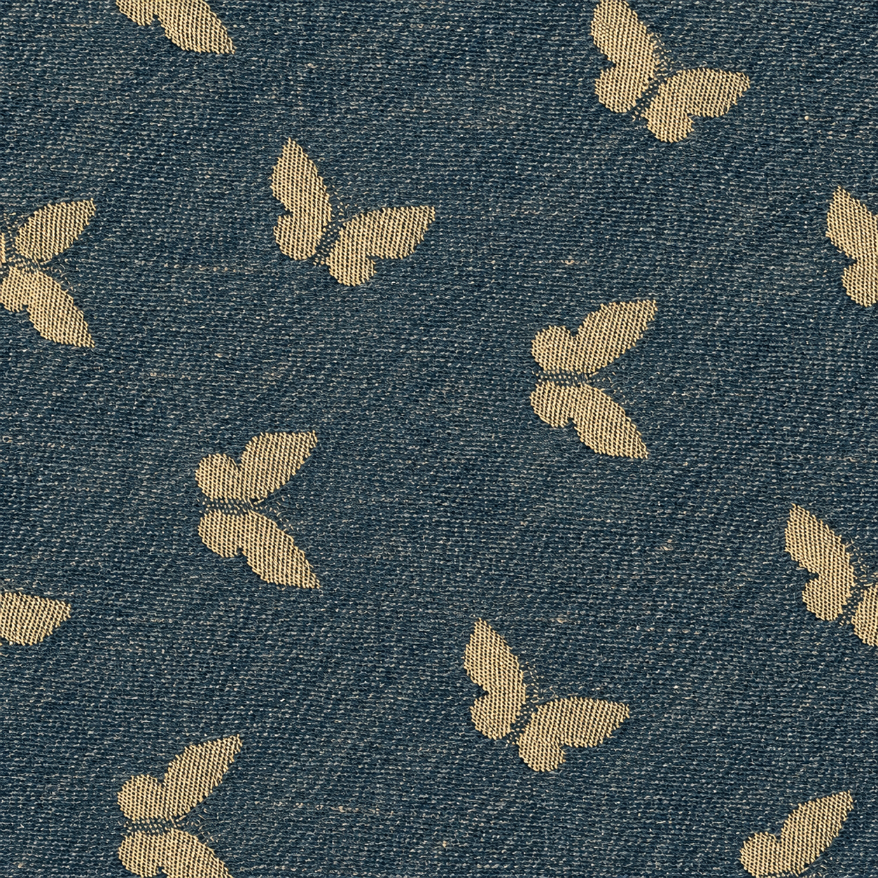 R03-01 / BUTTERFLY DRIFT / Jacquard denim detail