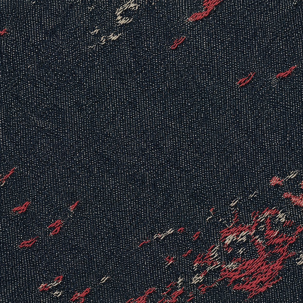 R03-04 / DUSK & EMBER / Jacquard denim detail