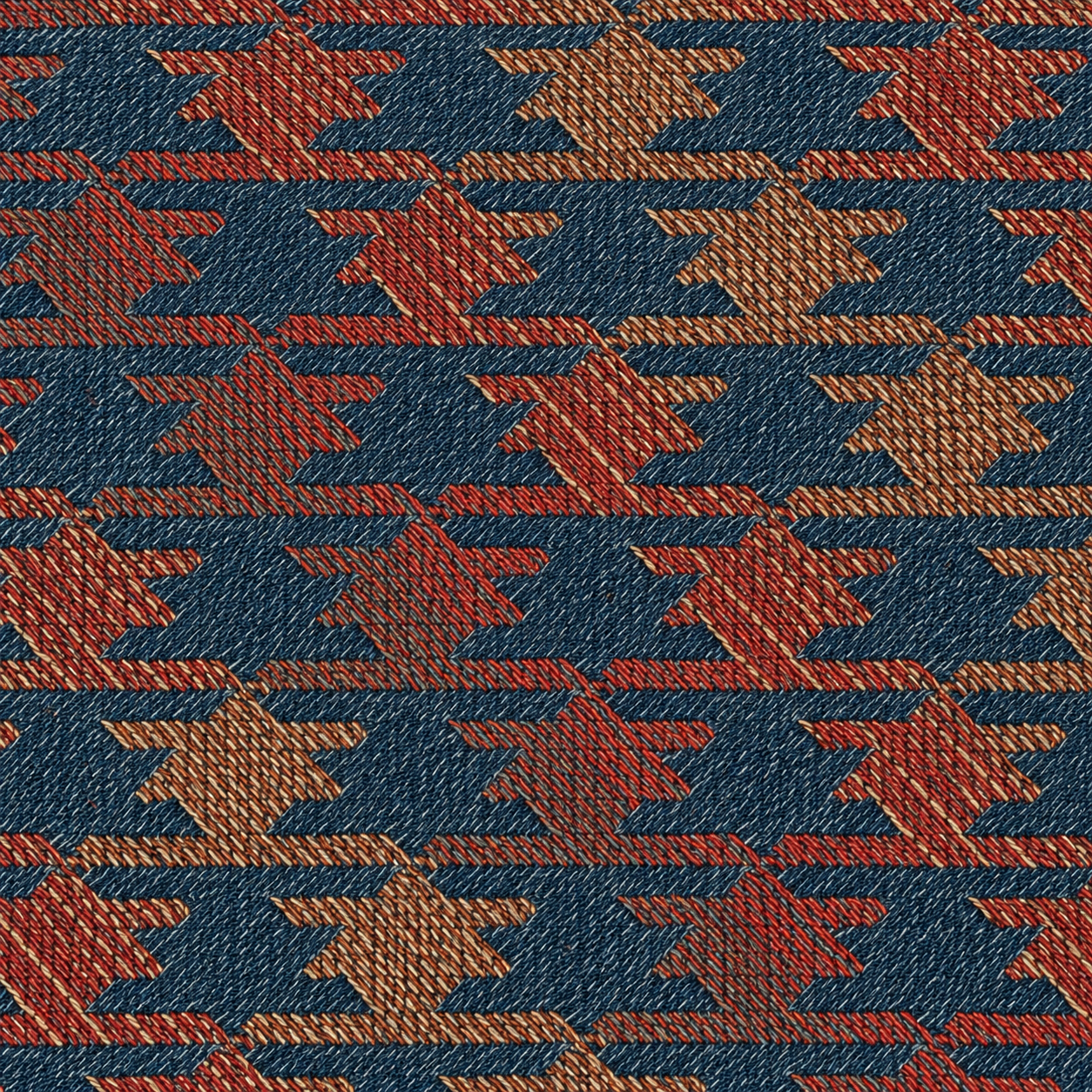 R03-05 / CRIMSON FLIGHT / Jacquard denim detail